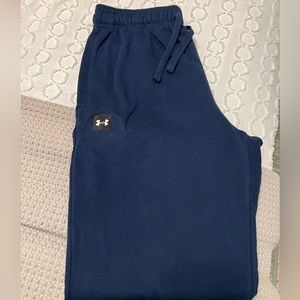 Men’s Large Tall Navy Blue UA fleece pants